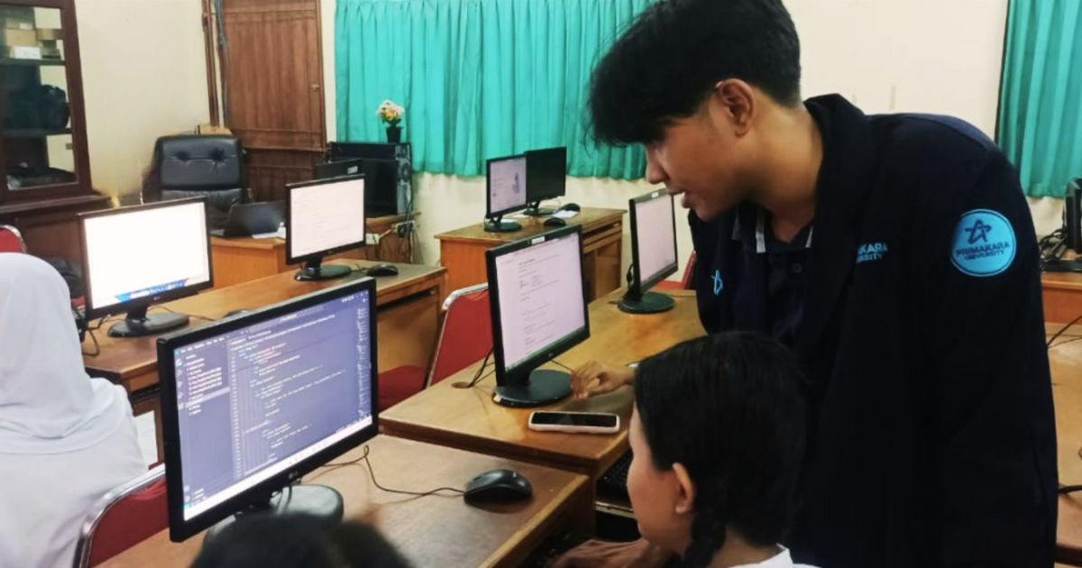 Tanggapi AI dan Coding Masuk Kurikulum, SLUB Lakukan Pelatihan Pembuatan Website Portofolio Sederhana