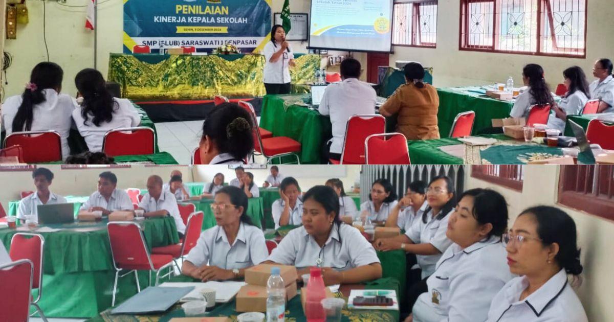 PENILAIAN KINERJA KEPALA SEKOLAH (PKKS) DI SMP (SLUB) SARASWATI 1 DENPASAR