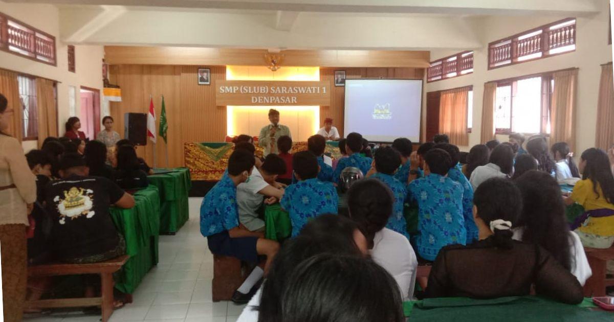 SAMA WARTANA, PERSEMBAHYANGAN MEPAMIT SISWA KELAS IX BERLANGSUNG KHIDMAT