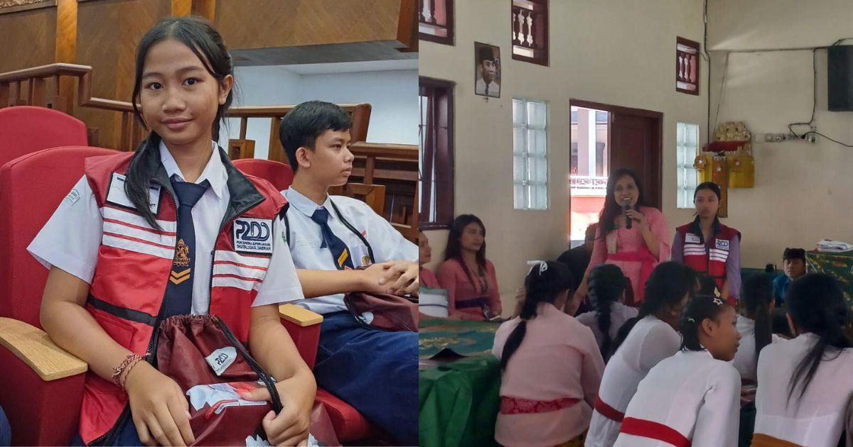 Siswa SMP (SLUB) Saraswati 1 Denpasar Ikuti Edukasi Gen Dental, Hadirkan Nakita - Duta Gen Dental Kota Denpasar Wakil SLUB