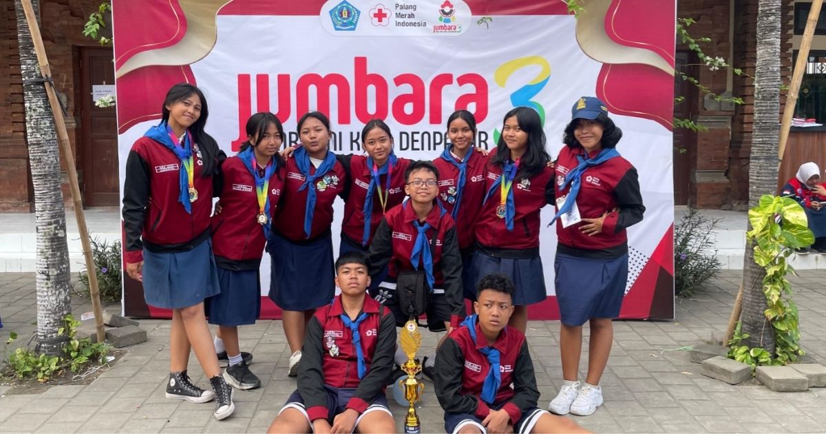 SLUB Raih Juara 2 Sekolah Terbaik Tingkat Madya pada Jumbara ke-3 PMI-PMR Kota Denpasar 2025
