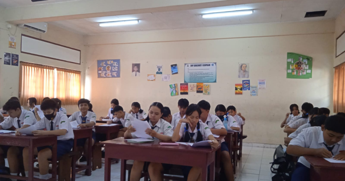 STS SMP (SLUB) Saraswati 1 Denpasar Lancar Terkendali