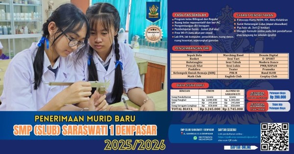 Informasi Pendaftaran Siswa Baru Tahun Pelajaran 2025-2026